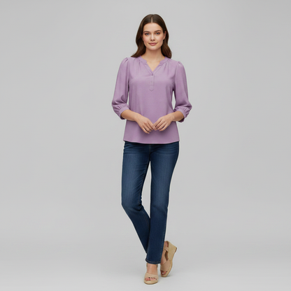 Camicetta Elegante Donna Patchwork in Seta | Camicette Donna