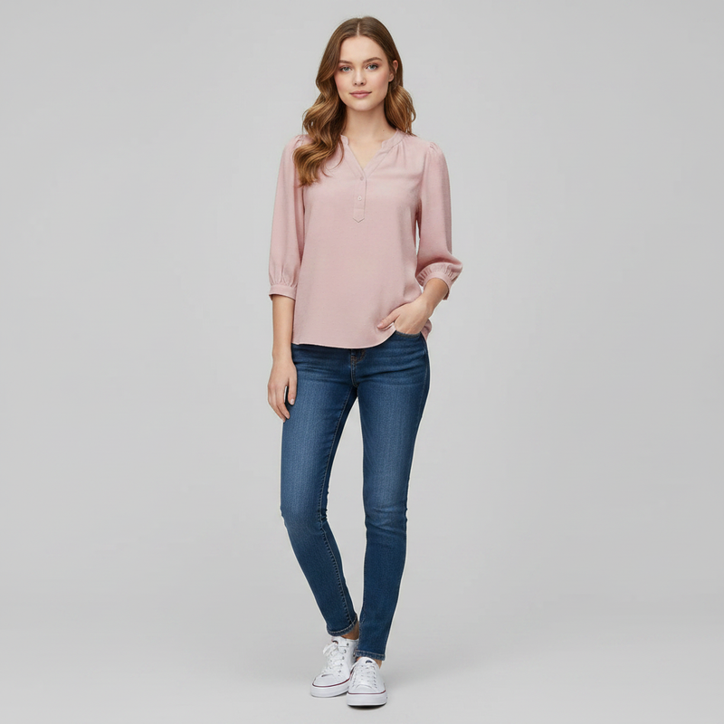 Camicetta Elegante Donna Patchwork in Seta | Camicette Donna