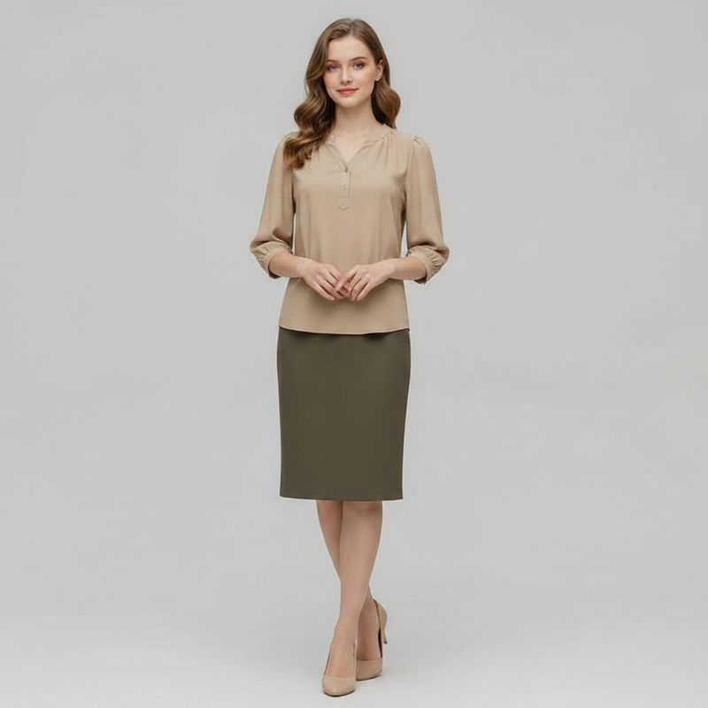 Camicetta Elegante Donna Patchwork in Seta | Camicette Donna