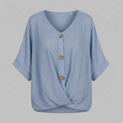 Camicetta Elegante Donna Scollo a V | Camicie Donna Fashion