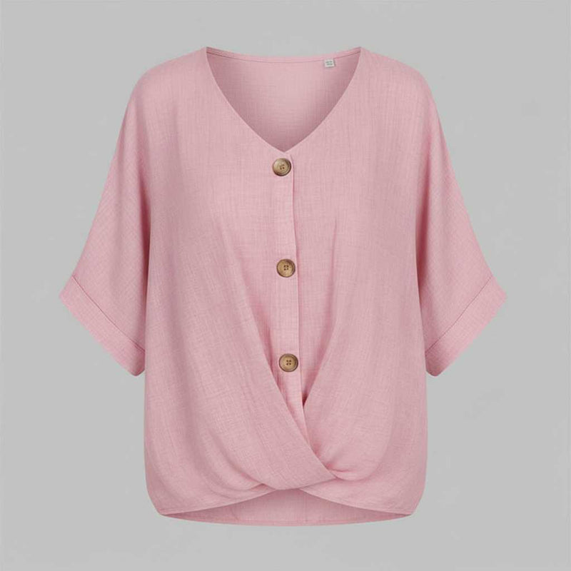 Camicetta Elegante Donna Scollo a V | Camicie Donna Fashion