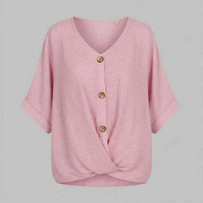 Camicetta Elegante Donna Scollo a V | Camicie Donna Fashion