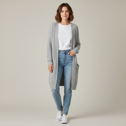 Cardigan Blu Donna Elegante | Abbigliamento Femminile