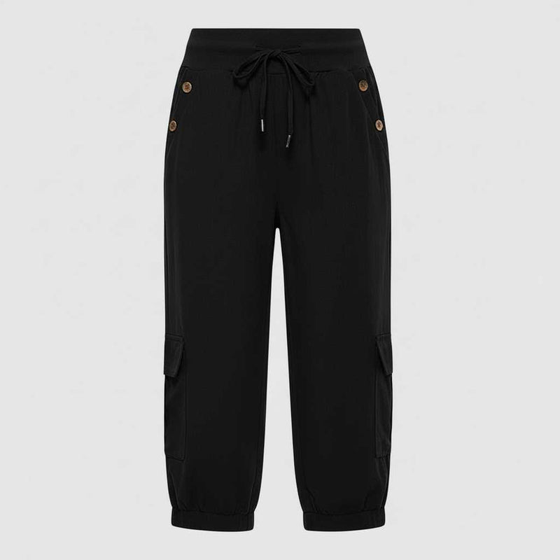 Pantaloni Donna Jana | Casual con Polsini e Tasche
