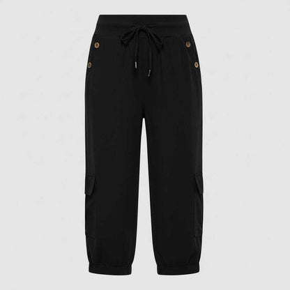 Pantaloni Donna Jana | Casual con Polsini e Tasche