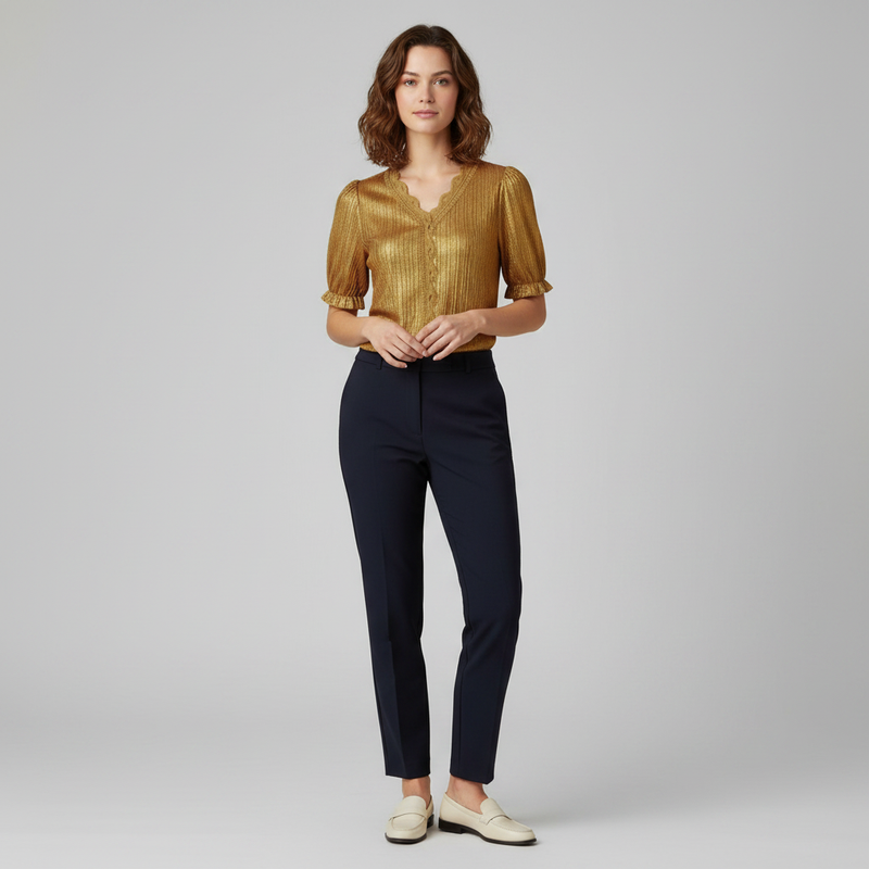 Camicetta Elegante Azzurra Donna | Camicette Estive Fashion