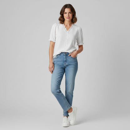 Camicetta Elegante Azzurra Donna | Camicette Estive Fashion