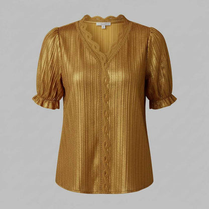 Camicetta Elegante Azzurra Donna | Camicette Estive Fashion