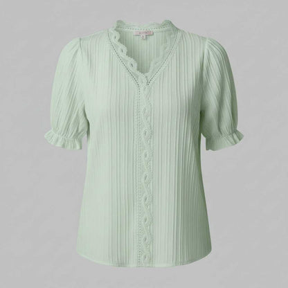 Camicetta Elegante Azzurra Donna | Camicette Estive Fashion