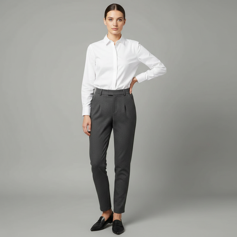 Pantaloni Eleganti Donna Bianca | Moda Femminile