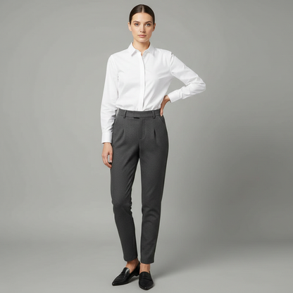 Pantaloni Eleganti Donna Bianca | Moda Femminile